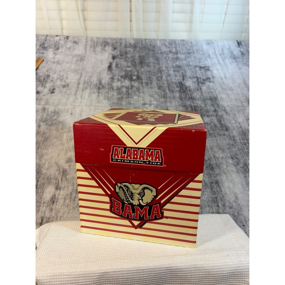 Alabama Crimson Tide OxBay Decorative Storage Box Bama Big Al Mascot B5A-001